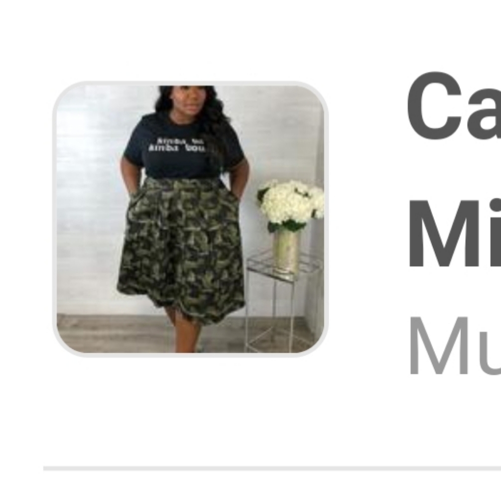 Camo Skirt